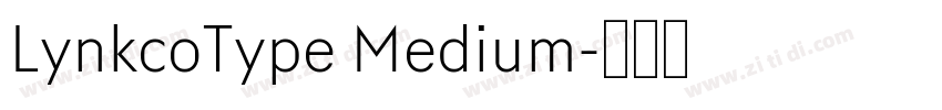LynkcoType Medium字体转换